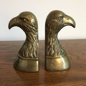 Vintage Brass Eagle Bookends MGM Grand Las Vegas.